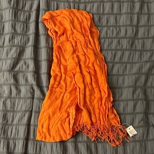 Vibrant Orange Scarf
